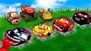 ПОЛОСА ПРЕПЯДСТВИЙ ДЛЯ ГЕРОЕВ ИЗ МУЛЬТФИЛЬМА ТАЧКИ