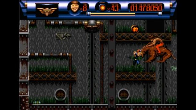 Sega Mega Drive 2 (Smd) 16-bit Judge Dredd - The Movie Битва с Боссами