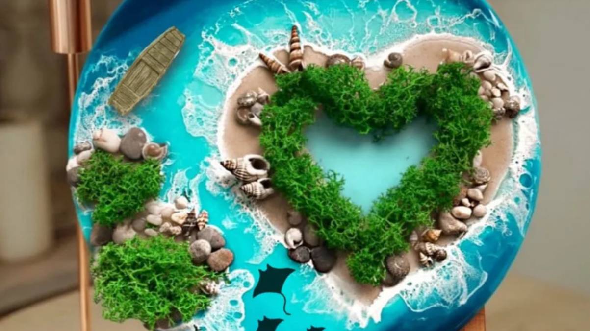 Инструкция к набору с эпоксидной смолой "Остров2" смотреть онлайн