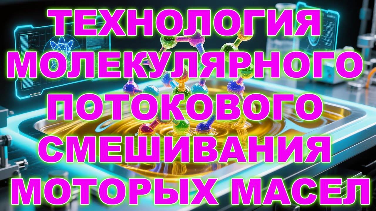 ТЕХНОЛОГИЯ ПОТОКОВОГО МОЛЕКУЛЯРНОГО СМЕШИВАНИЯ МАСЕЛ. ИНТЕРВЬЮ С СОЗДАТЕЛЯМИ. VORTEXPROM смотреть онлайн