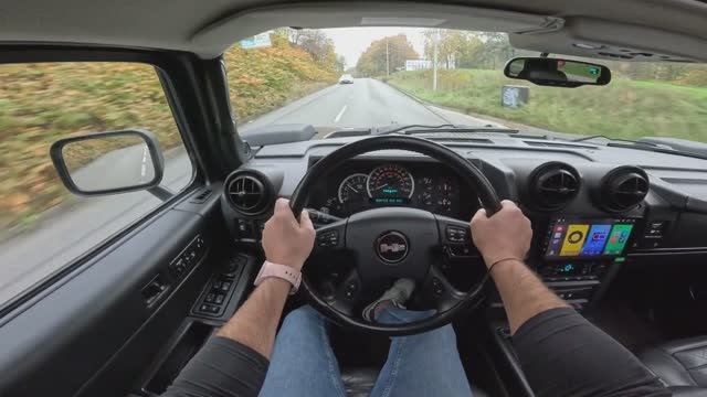 Hummer H2 [2005 год, 6.0 л. V8 340 л.с.] POV Test Drive смотреть онлайн