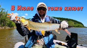 Удачная рыбалка на спиннинг в июле