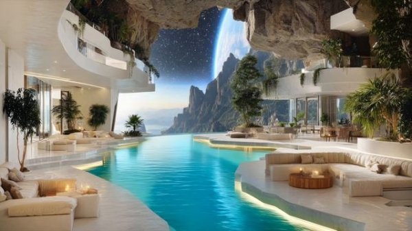 Refraction Relaxing Sci Fi Ambient Music 🪐🎧 for Space Holidays (3Hz Binaural Beats)