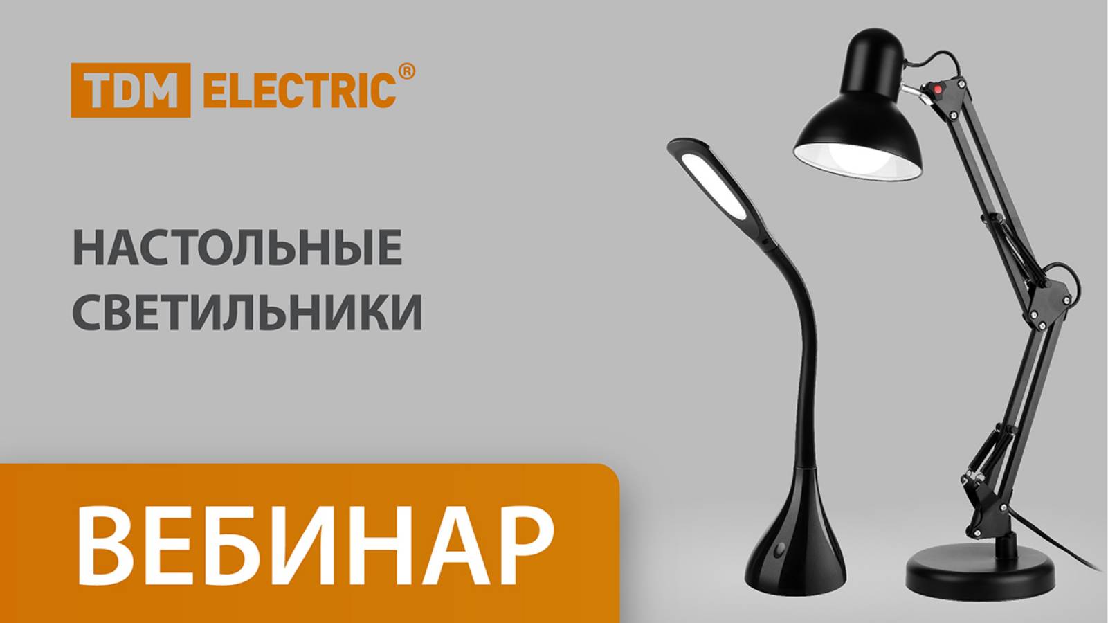 Настольные светильники ТМ TDM ELECTRIC