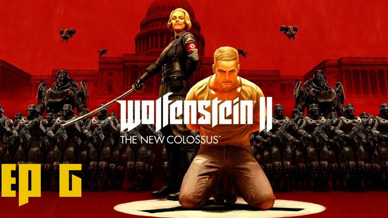 Прохождение игры - Wolfenstein II The New Colossus (без комментариев)