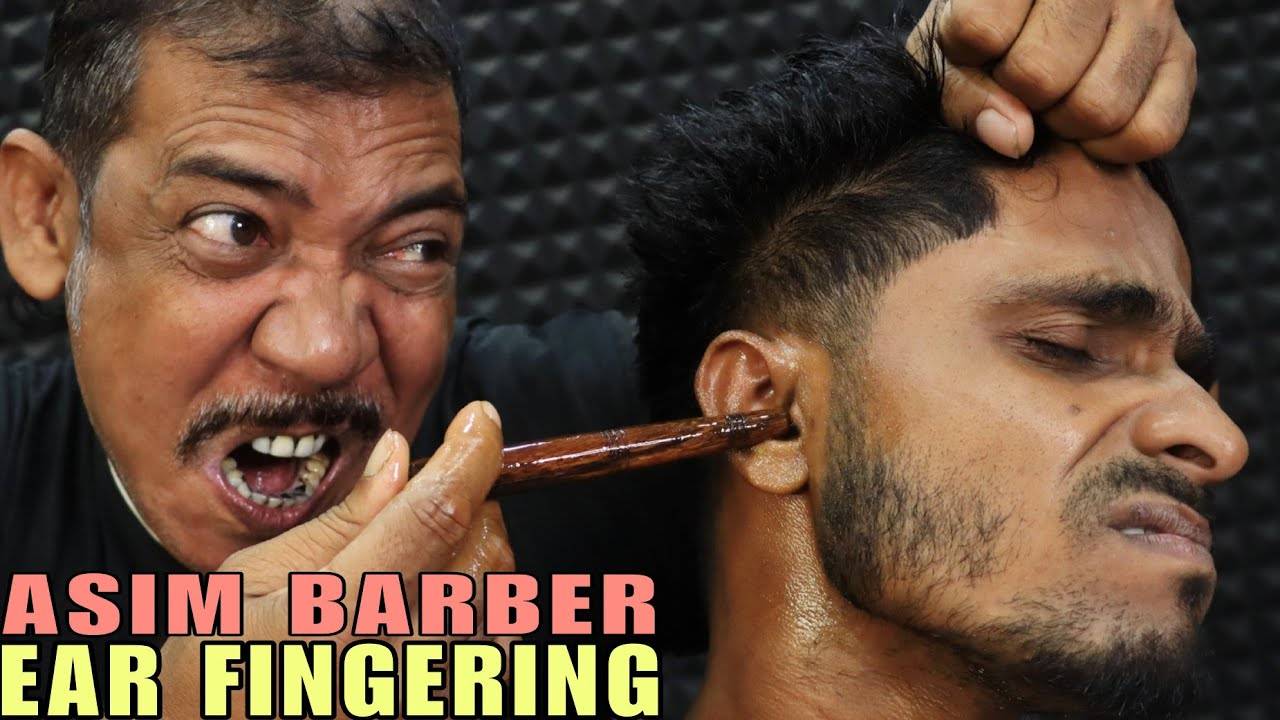 Ear Fingering by Asim Barber ｜ Head Massage & Loud Hair Cracking ｜ Neck Cracking ｜ Spine Cracking смотреть онлайн