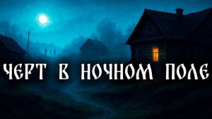 ЧЕРТ В НОЧНОМ ПОЛЕ! Страшные Истории На Ночь