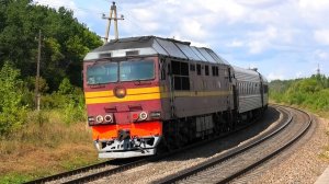 ТЭП70-0546 со скорым поездом Санкт-Петербург — Адлер
