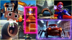 8 Монстров, выполняющих задание - Вращающееся колесо 21