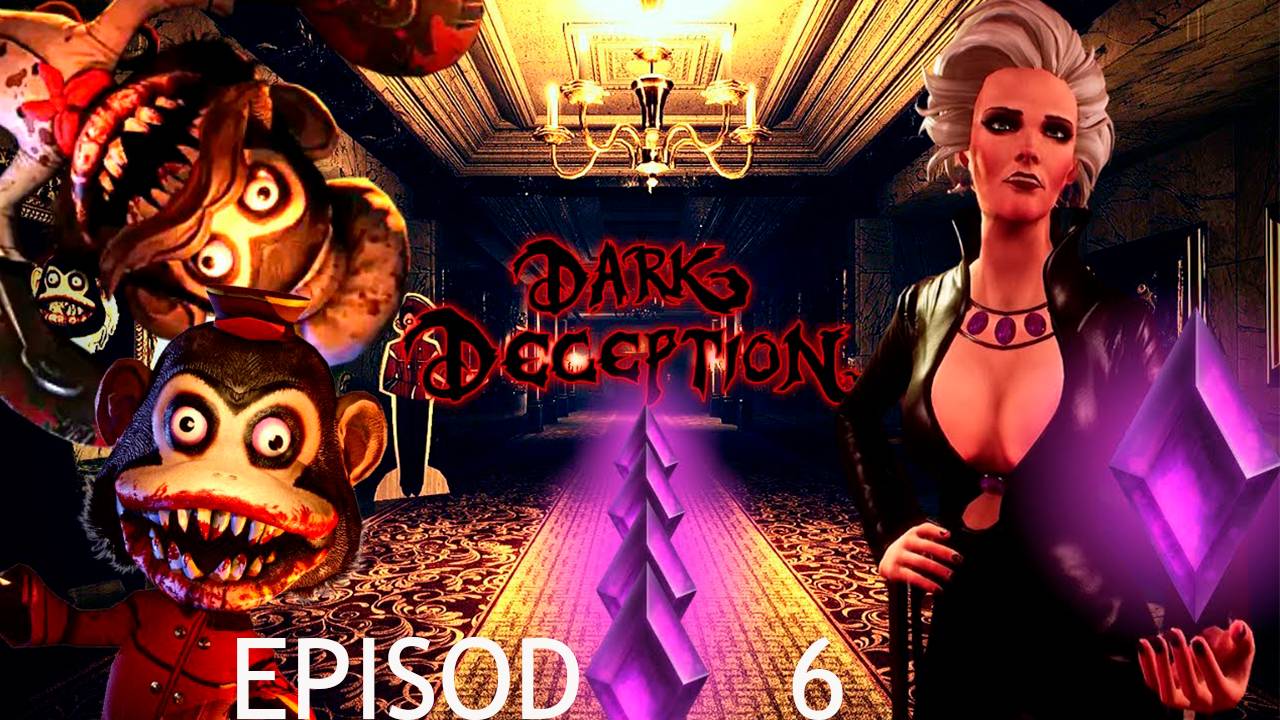 Прохождение игры - Dark Deception (без комментариев)