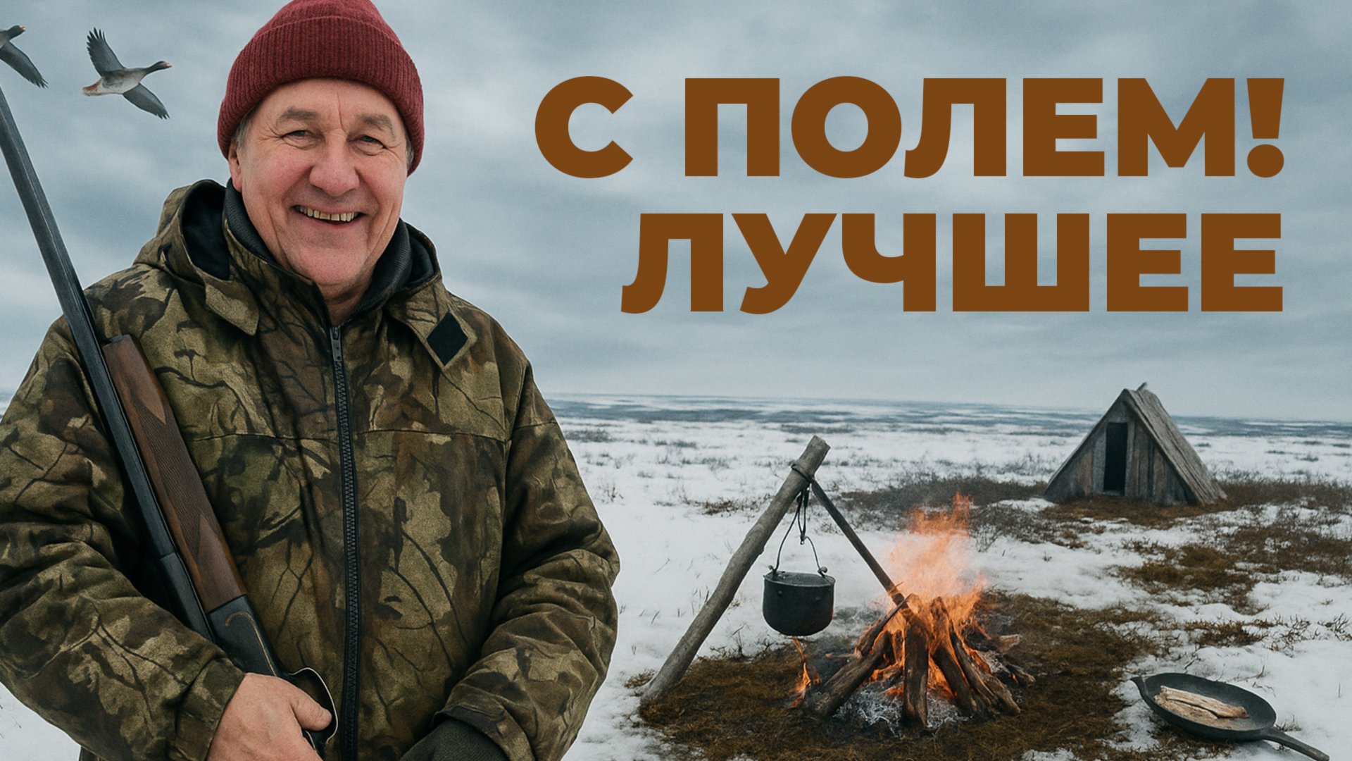 С ПОЛЕМ! Лучшие моменты охоты и рыбалки на Ямале смотреть онлайн