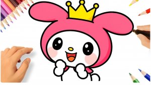 КАК ЛЕГКО НАРИСОВАТЬ МЕЛОДИ 💗👑