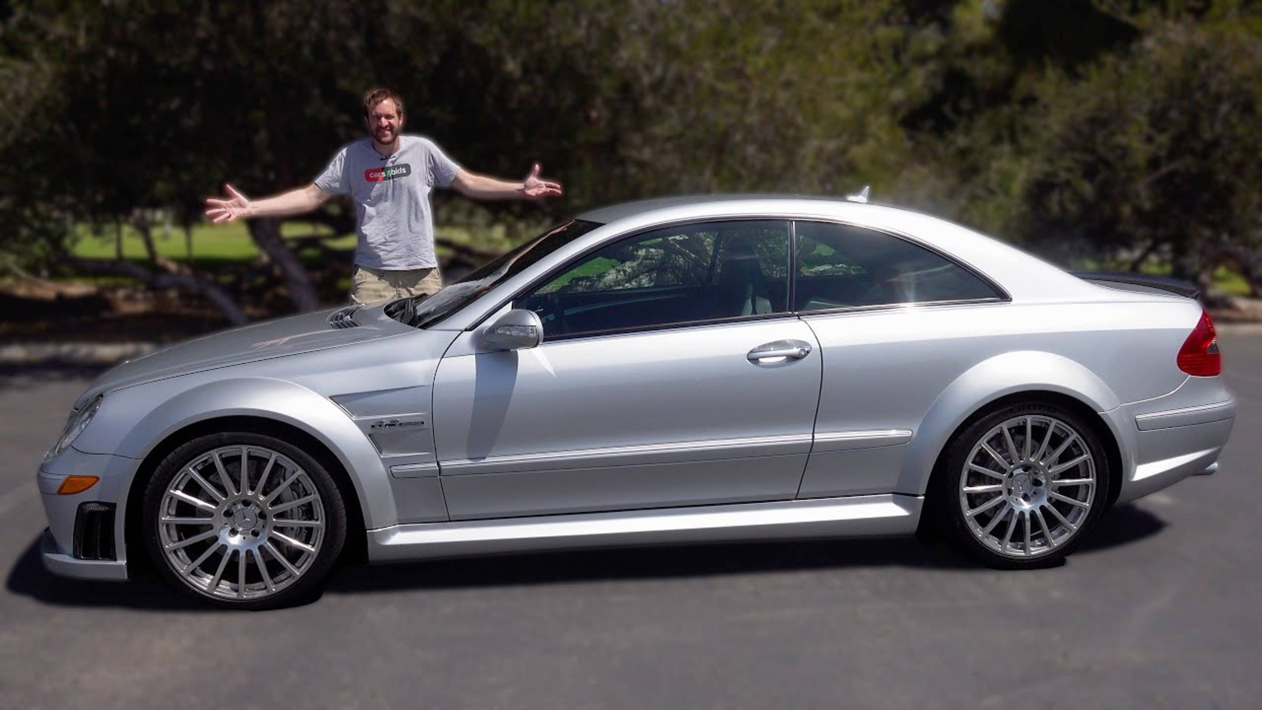 Mercedes-Benz CLK63 AMG Black Series, это немецкий масл-кар смотреть онлайн