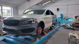 Мерседес CLA 45, кузовной ремонт