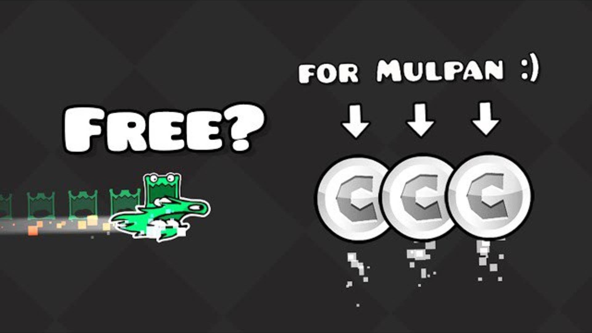 Free Coins?, Geometry Dash 2.11
Бесплатные монеты?, Geometry Dash 2.11 смотреть онлайн