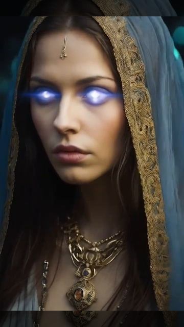 Девушка Колдунья | В кадре нет живой актрисы | Создано с помощью редактора ИИ 3д визуализации