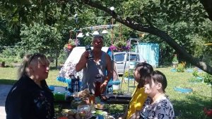 15-07-2025. Жизнь в деревне: С утра на речку. Накрыли стол, подарки, поздравления - День Рождение