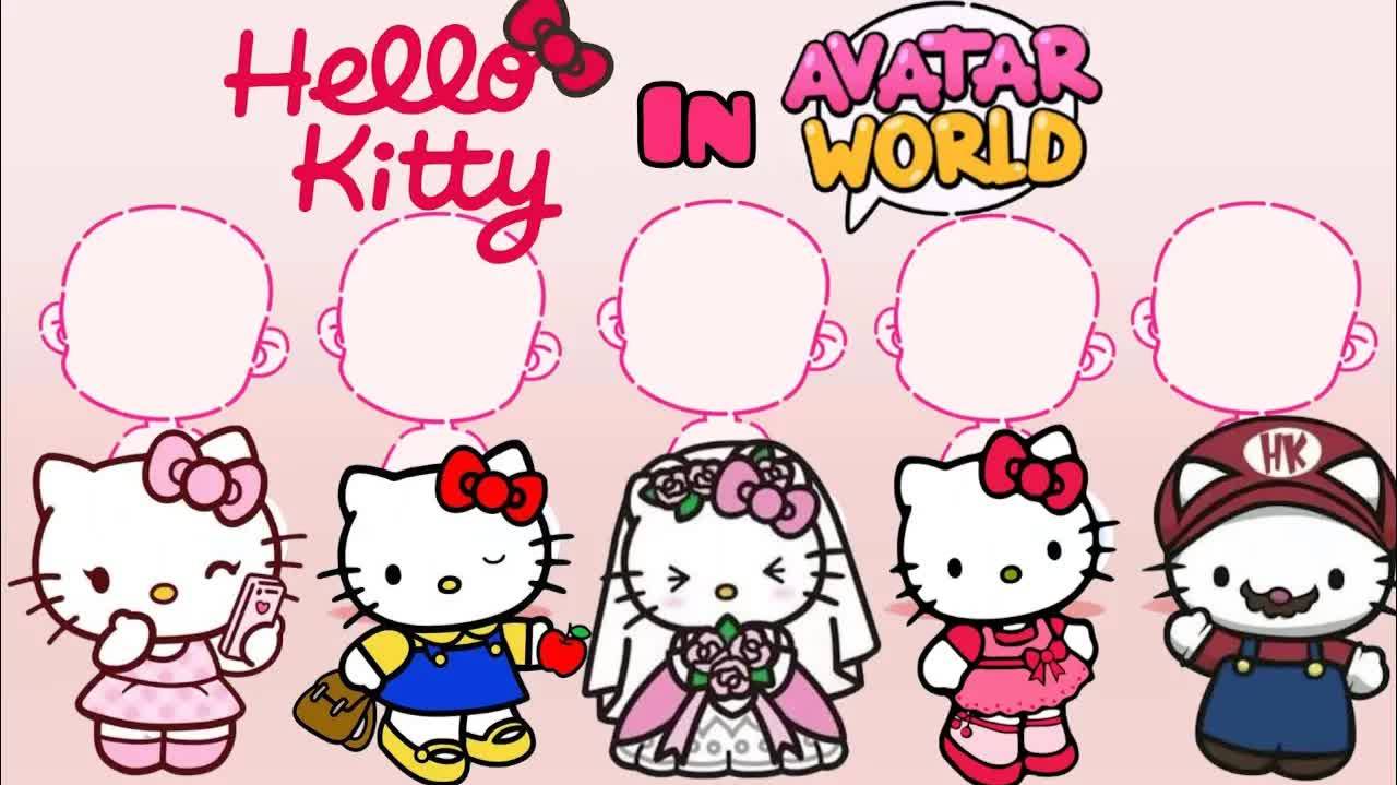 Как сделать Hello Kitty в Avatar World 🎀 смотреть онлайн