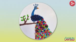 🦚 Мастер-класс «Великолепный павлин из пластилина и бумаги»