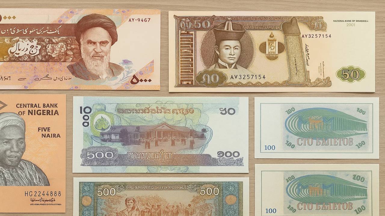 ОБЗОР БАНКНОТ СО ВСЕГО МИРА! смотреть онлайн