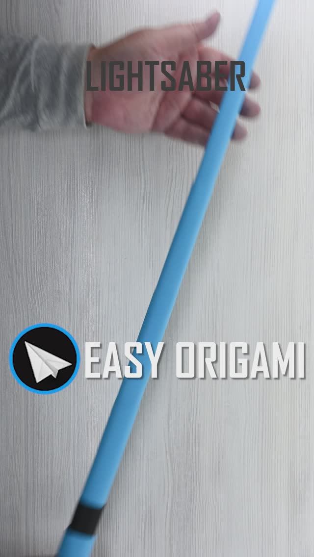 Световой Мечь - Больше видео на нашем Youtube канале "EASY ORIGAMI" ! смотреть онлайн
