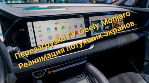 Перезагрузка ГУ Geely Monjaro: реанимация потухших экранов, профилактика неисправности ГУ
