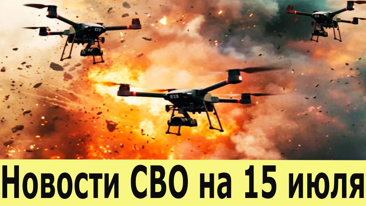 Новости СВО на 15 июля. Сводка СВО Главное с фронта на 15.07.2025 смотреть онлайн