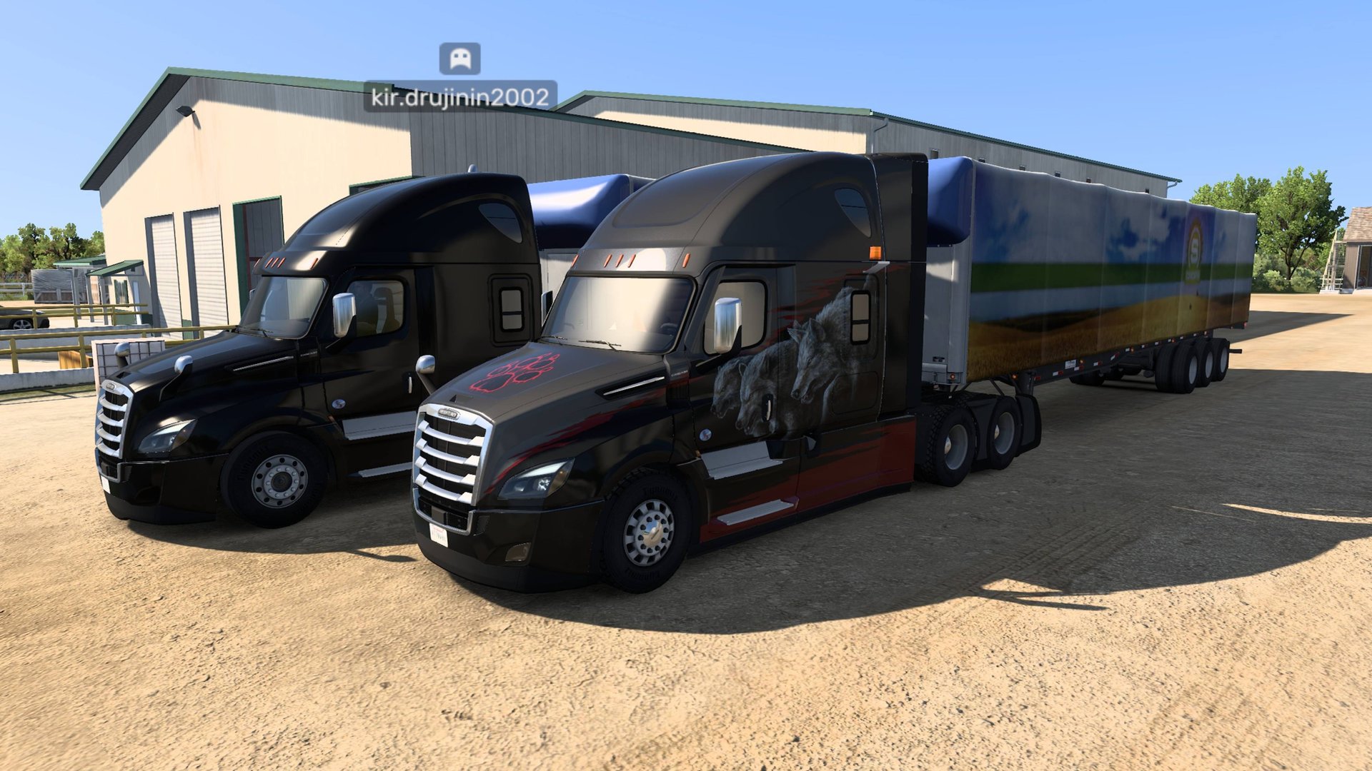 American Truck Simulator. Конвой с Кирой смотреть онлайн