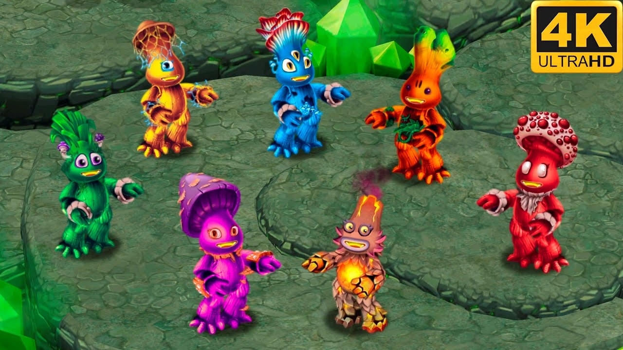 Призматическая Лаватёка - Все Версии (My Singing Monsters, Мои Поющие Монстры)