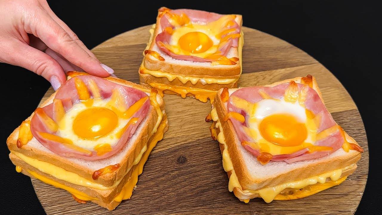 Вкуснее бутербродов, которые вы еще не ели! Легкий завтрак за 5 минут!