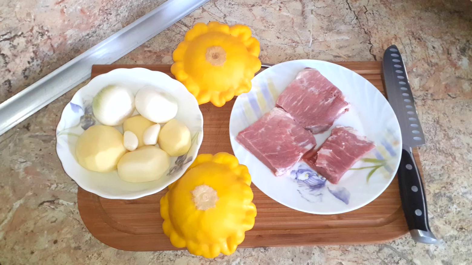 Фаршированные патиссоны запеченные в духовке. Рецепт вкусного ужина. Блюдо из ПАТИССОНОВ смотреть онлайн