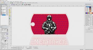 Глубокая резка жетона подготовка макета с нуля ЧАСТЬ 1