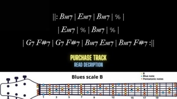 The Soulful Blues Backing Track in Bm