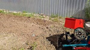 Мотоокучник "Чебоксарец" с одним колесом