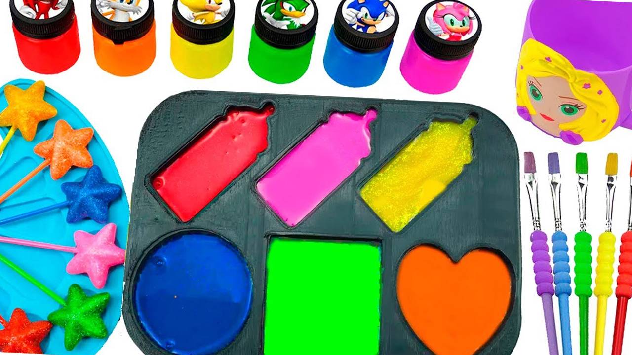 Мультики для малышей. Радужное мороженное - слаймы своими руками. Мультики для детей смотреть онлайн смотреть онлайн