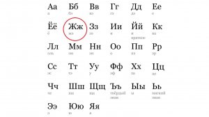 АЛФАВИТ. БУКВА «Ж»