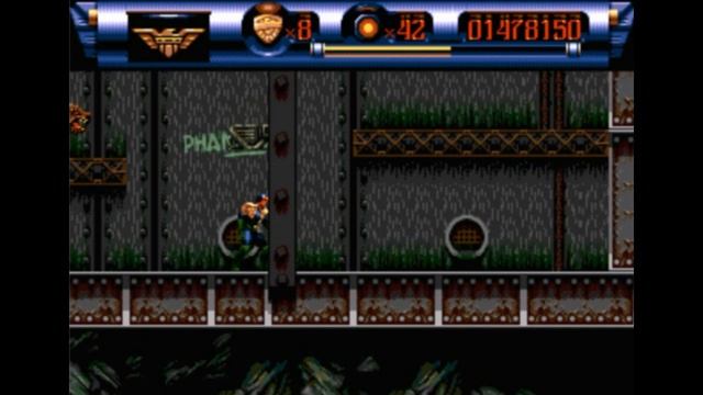 Sega Mega Drive 2 (Smd) 16-bit Judge Dredd - The Movie Stage 5 Прохождение