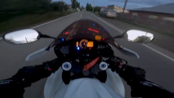 Вечерняя покатушка на мото