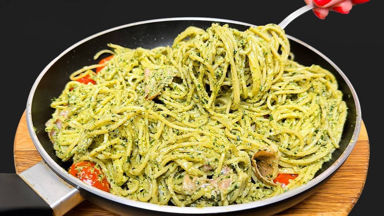 Ваши гости будут удивлены! Вкусная паста за 5 минут! И гостям это понравится