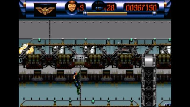 Sega Mega Drive 2 (Smd) 16-bit Judge Dredd - The Movie Stage 4 Прохождение