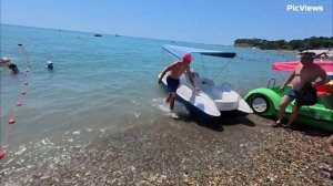 Джубга Краснодарский край сегодня 15 июля 2025. Обстановка на Центральном пляже,море и погода сейчас