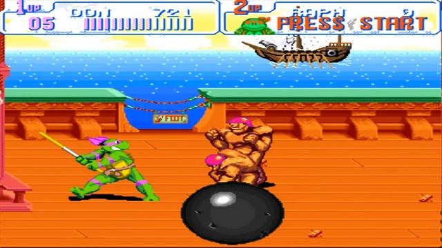 🎮 Teenage Mutant Ninja Turtles 4: Turtles In Time (HARD) NO DAMAGE (SNES, Super Nintendo) смотреть онлайн