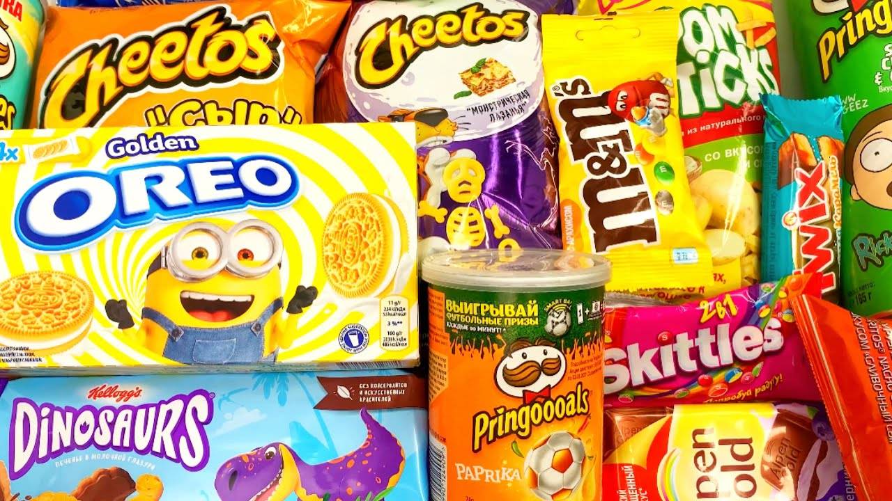 ПРОБУЕМ PRINGLESS И ПЕЧЕНЬЕ TUC . OREO смотреть онлайн