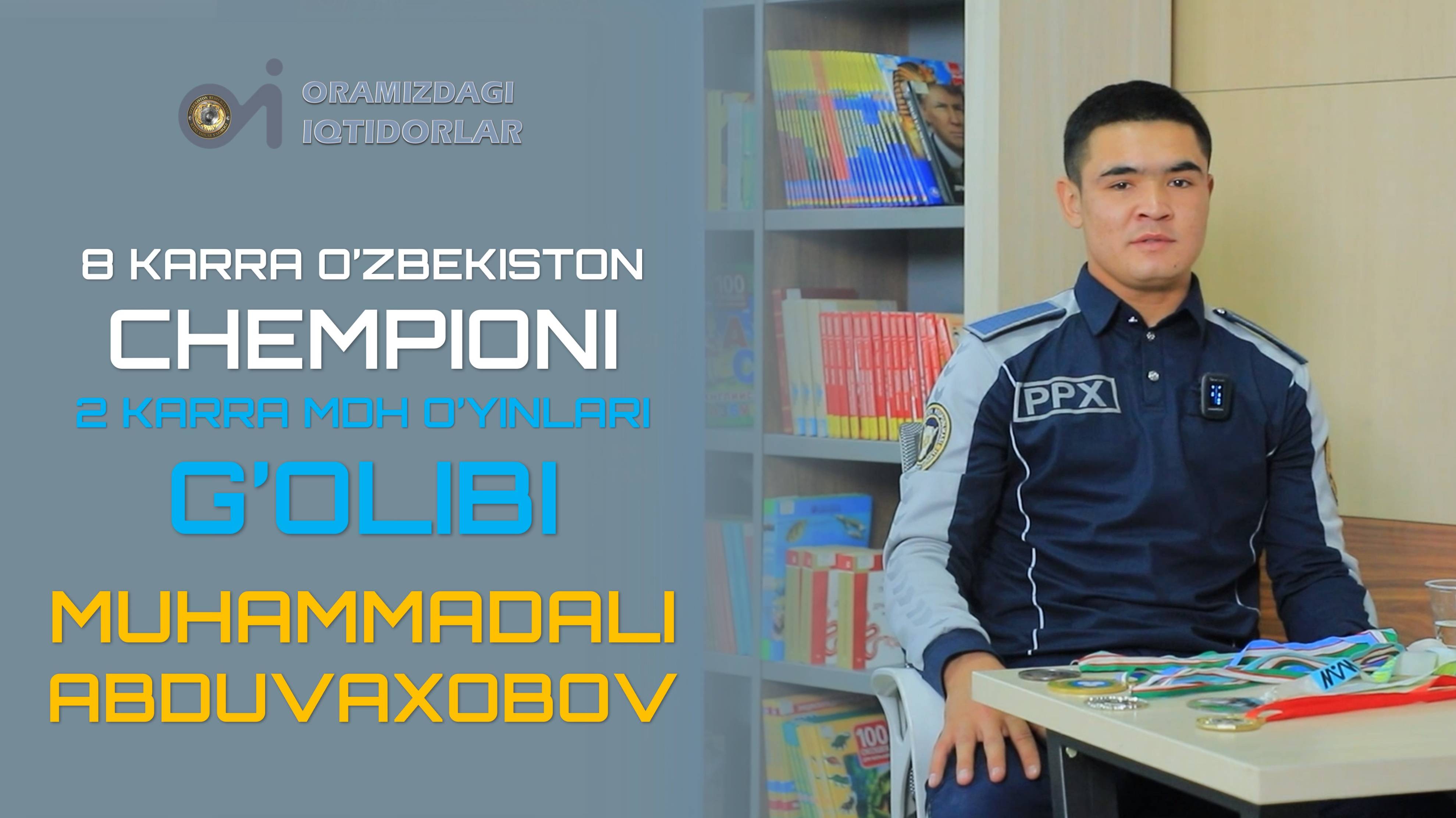 Oramizdagi iqtidorlar | 8 bor O’zbekiston chempioni, MDH o’yinlari g’olibi Muhammadali Abduvaxobov