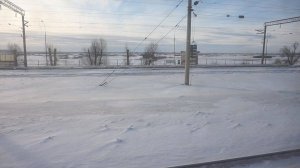 Электропоезд ЭД9Э-0060. Покатушки от Присягино до моста через Обь.