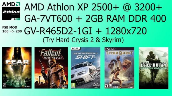 AMD Athlon XP 2500+ @ 3200+ - Разгон и тест