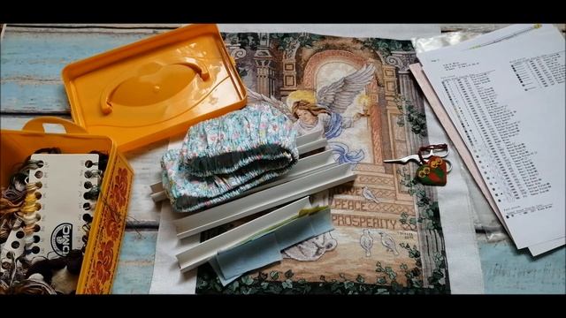 111. Вышивка крестом. Millenium Angel от Dimensions 03870. Амишоп. Ангел тысячелетия смотреть онлайн