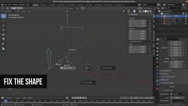 05-Custom Bone Shape смотреть онлайн