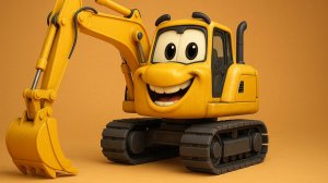 Мультик про ЭКСКАВАТОР | Песенка про машинки | Мультики про машинки