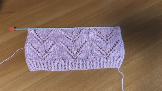 Ажурный узор спицами в ваши копилочки смотреть онлайн